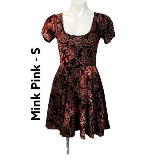 MINKPINK Dresses & Skirts - Mink Pink - Urban Outfitters - Russian Roulette Velvet Embellished Dress